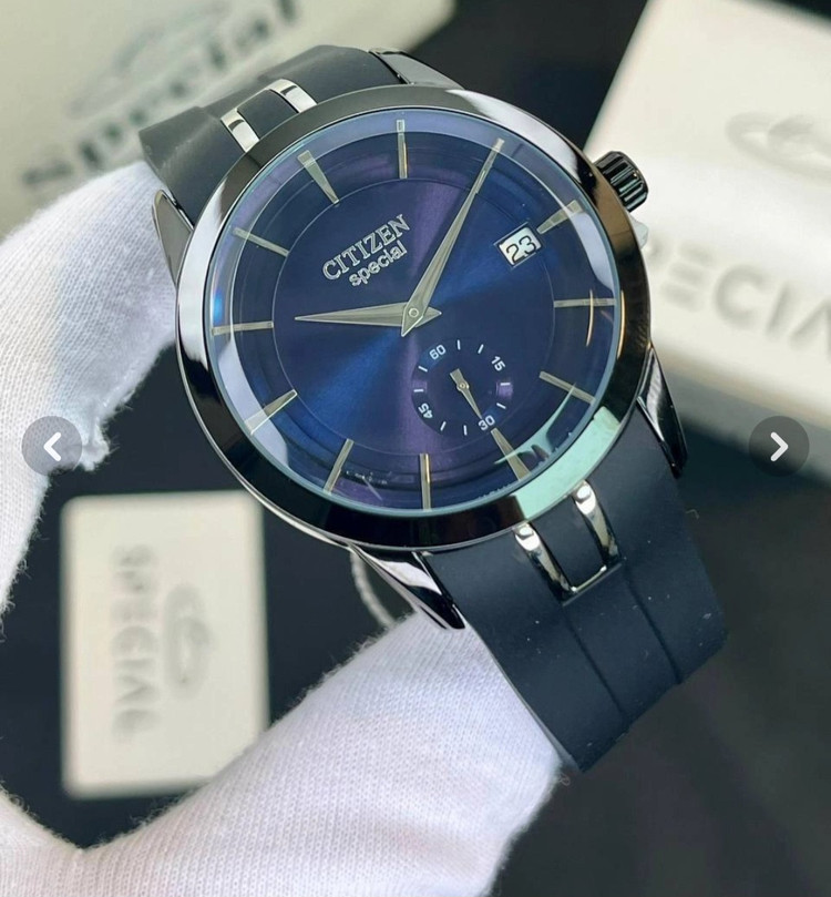 ساعت سیتی زن مردانه صفحه سورمه ای