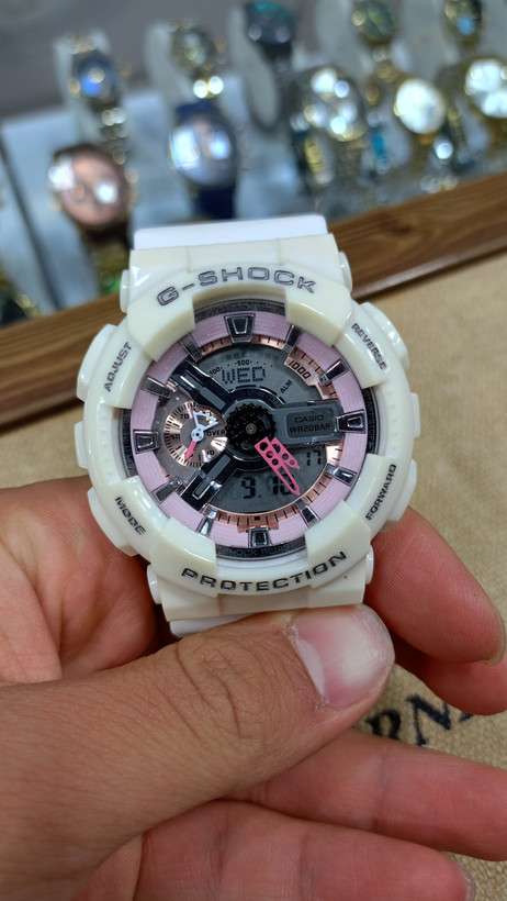 ساعت مردانه جی شاک دوزمانه چراغ دارد