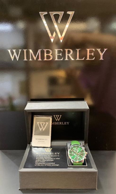 ساعت ویمبرلی فول دیت بندچرمی